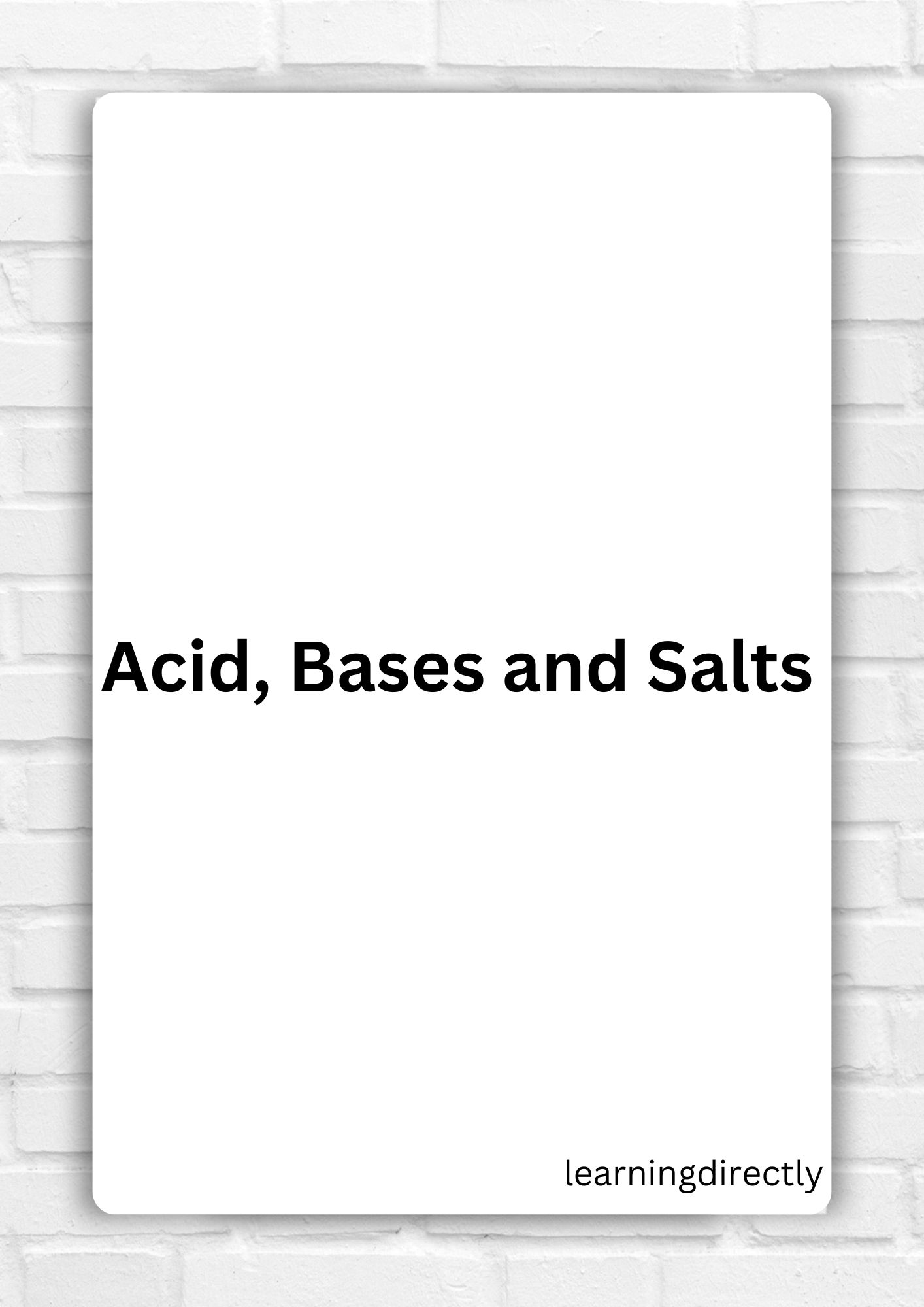 You are currently viewing Best NCERT Solutions for Class 10 Science Chapter 2 Acid, Bases and Salts